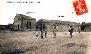 BOURBAKI - MAIRIE ET ECOLES - 1912